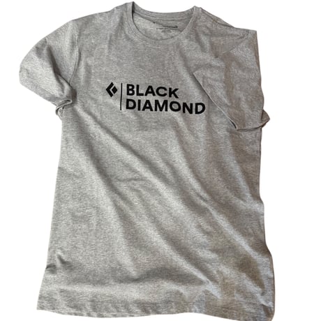 BLACK DIAMOND MINI STACKED TEE Nickel Heather