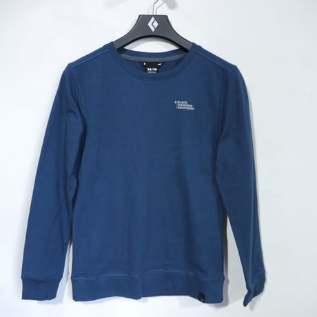 BLACK DIAMOND  RIDGE LOGO CREW  WOMENS Navy