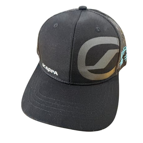 SCARPA LOGO TRACKER CAP Black