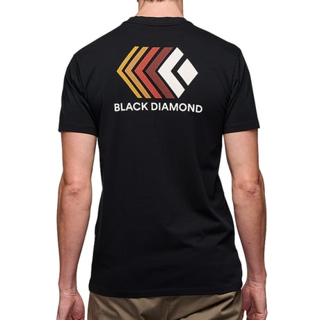 BLACK DIAMOND FADED TEE Black