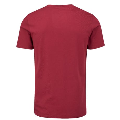 MOON CLIMBING TRAIN HARD BADGE T-SHIRT Burgundy