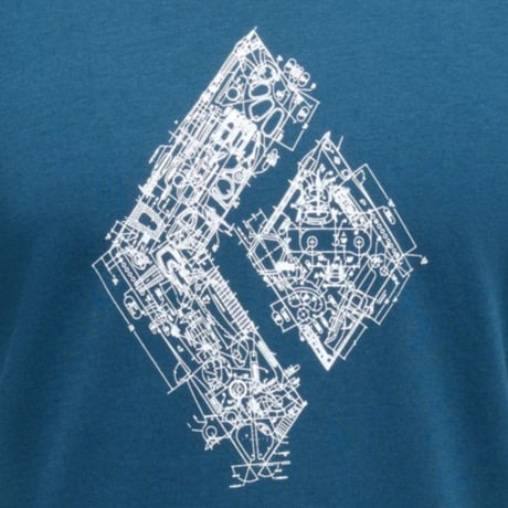 BLACK DIAMOND ENGINEERED DIAMOND TEE Navy