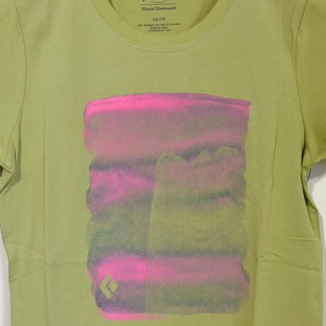BLACK DIAMOND BIG WALL TEE  - WOMEN'S Green tea