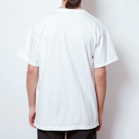 THE RANCH GYM LOGO T-SHIRT GARMENT DYE White/Rain Forest