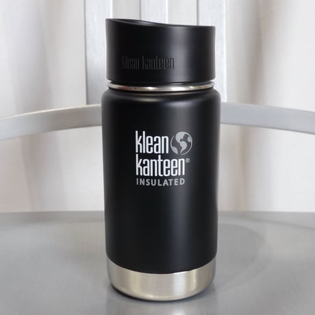 KLEAN KANTEEN Wide Insulate 12oz Shell Black