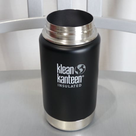 KLEAN KANTEEN Wide Insulate 12oz Shell Black