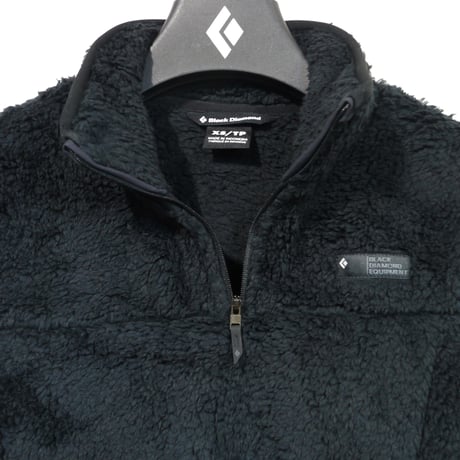 BLACK DIAMOND ROADIE QUARTER ZIP FLEECE - WOMEN'S  Black