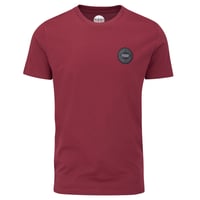 MOON CLIMBING TRAIN HARD BADGE T-SHIRT Burgundy