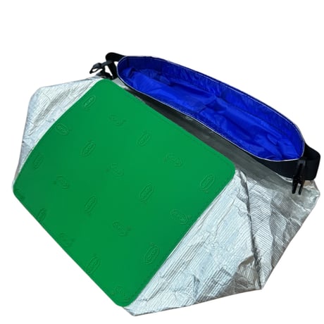 SKY Gravity Vibram®︎ Chalk Bag Blue/Kelly Green