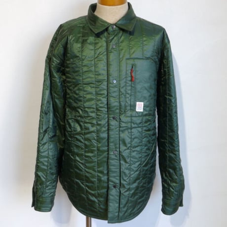 TOPO DESIGNS INSULATED SHIRT JACKET-MEN'S Olive