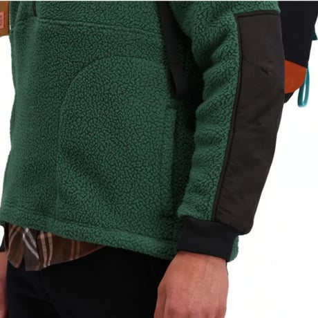 TOPO DESIGNS MOUNTAIN FLEECE PULLOVER - MEN'S Forest