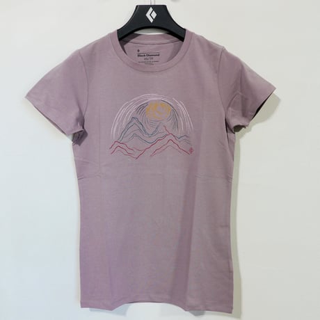 BLACK DIAMOND  SUMMIT SCRIBBLE TEE WOMEN'S Wood Violet