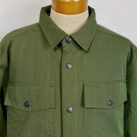 TOPO DESIGNS INSULATED SHIRT JACKET-MEN'S Olive