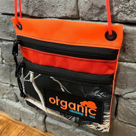 ORGANIC CLIMBING Sash Bag  Red X Real Tree Camo X Orange