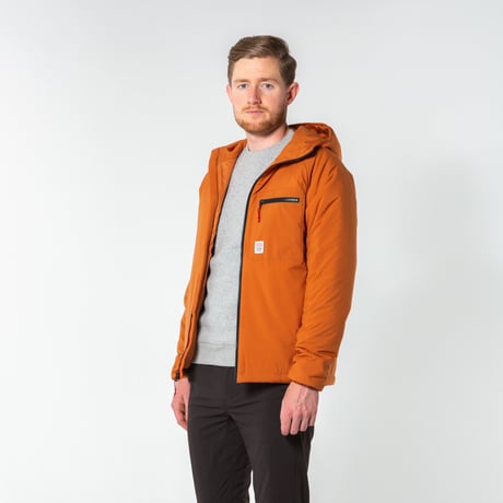 TOPO DESIGNS PUFFER HOODIE Clay