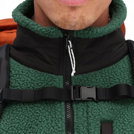 TOPO DESIGNS MOUNTAIN FLEECE PULLOVER - MEN'S Forest