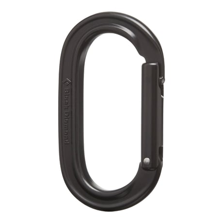 BLACK DIAMOND OVAL KEYLOCK Black