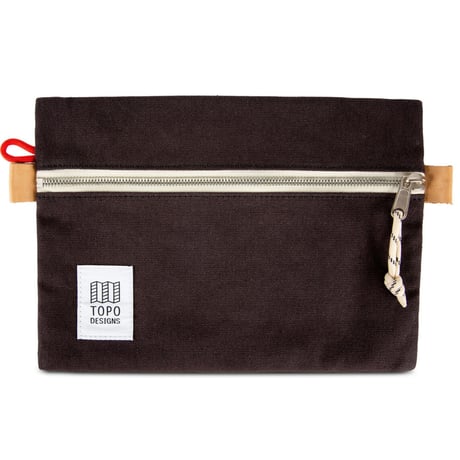 TOPO DESIGNS ACCESSORY BAG-M  Canvas Black
