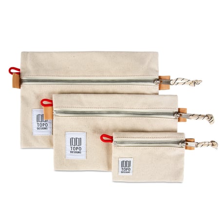 TOPO DESIGNS ACCESSORY BAG-S  Canvas Natural