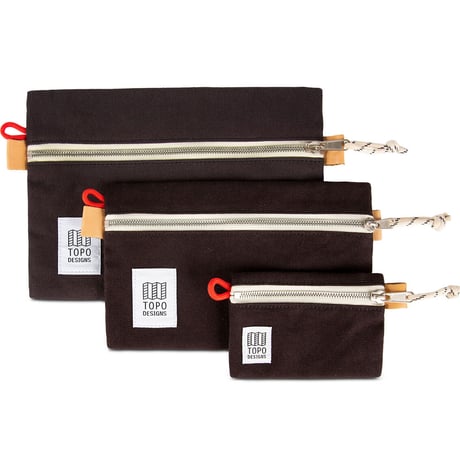 TOPO DESIGNS ACCESSORY BAG-M  Canvas Black