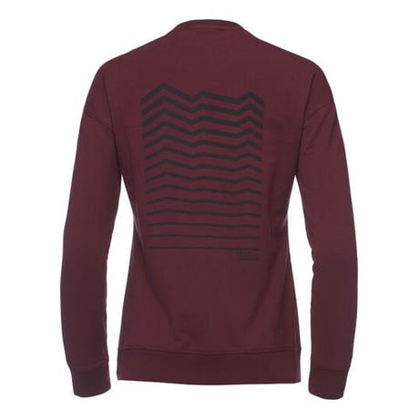 BLACK DIAMOND RIDGE LOGO CREW WOMENS Bordeaux