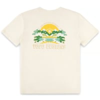 TOPO DESIGNS PEAKS & VALLEY TEE Natural