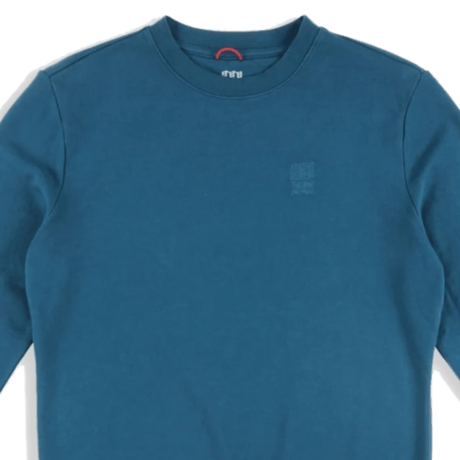 TOPO DESIGNS MEN'S DIRT CREW Pond Blue