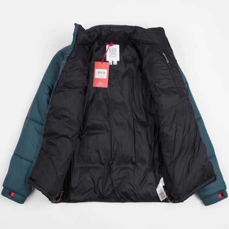 TOPO DESIGNS MOUNTAIN PUFFER JACKET Pond Blue