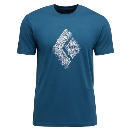 BLACK DIAMOND ENGINEERED DIAMOND TEE Navy