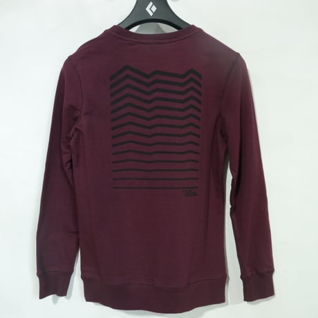 BLACK DIAMOND RIDGE LOGO CREW WOMENS Bordeaux
