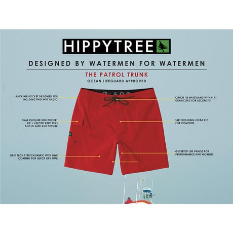HIPPY TREE PATROL TRUNK Red