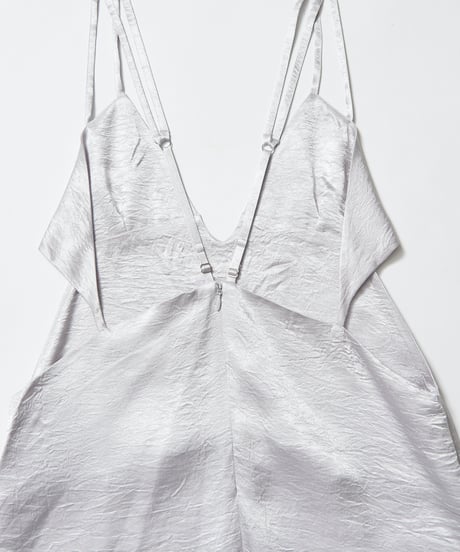 Triangle side slit cami OP(Gray)