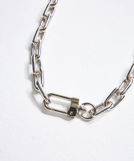 REFLECTION CHAIN NECKLACE  (SILVER)