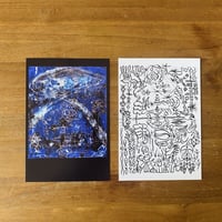 銀河ノコモリウタ 安野谷昌穂 omamori ポストカードセット「空(クウ)」「銀河(ギンガ)」