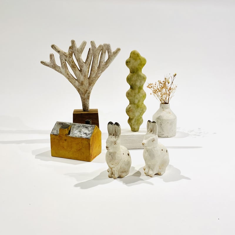 藤田美智さん置物花瓶