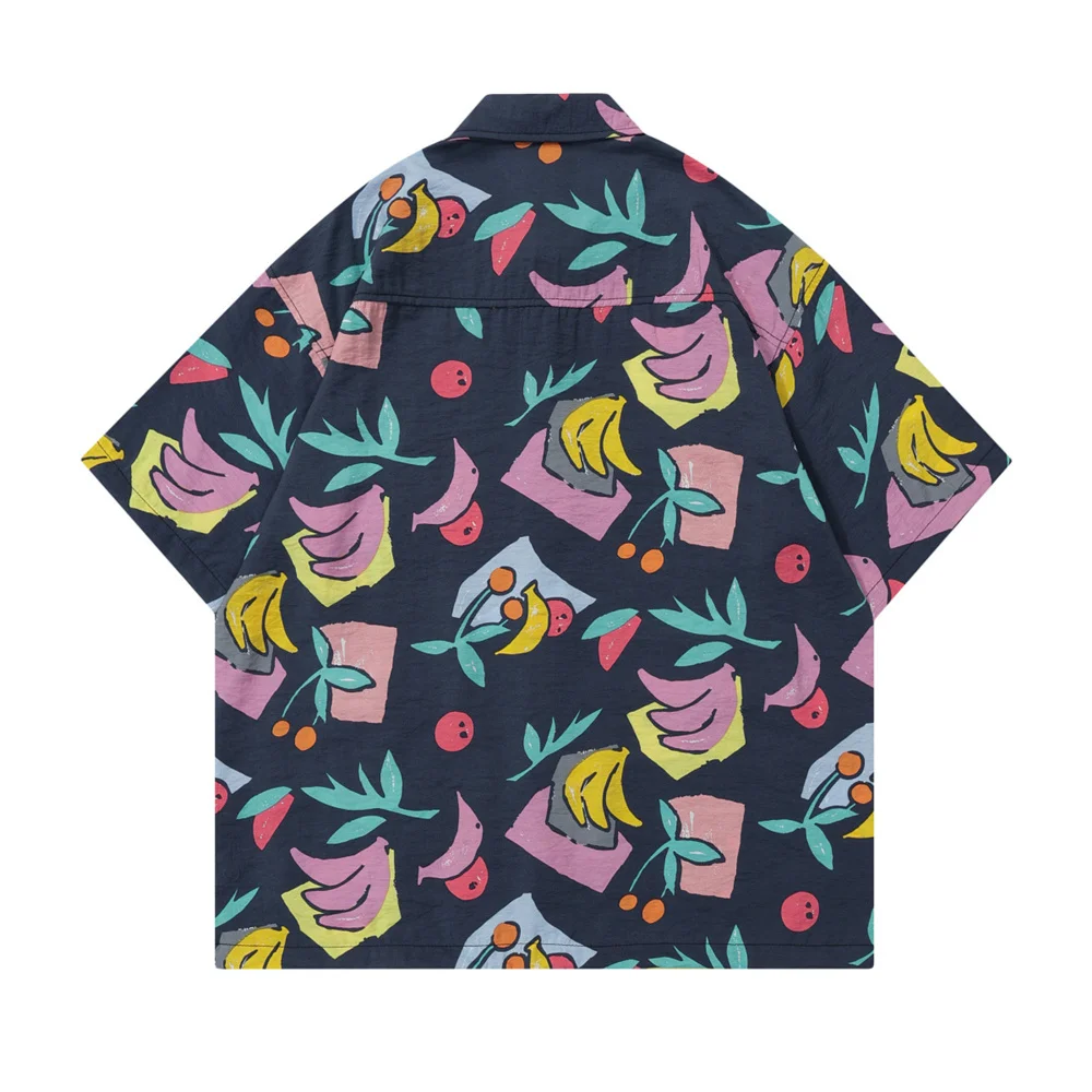 フルーツ柄] 半袖シャツ | #見た目の良いお店 