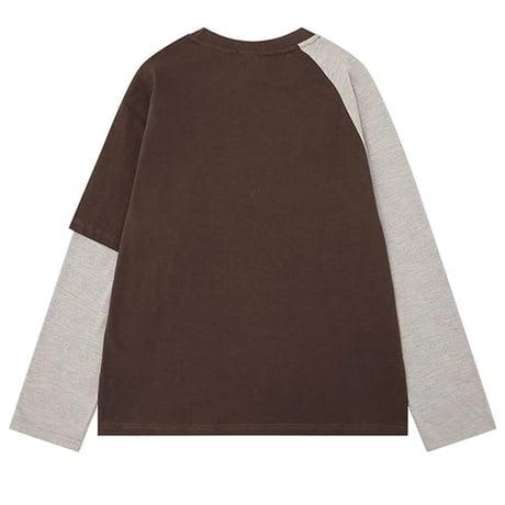 [イヌ柄]　 長袖 Tシャツ