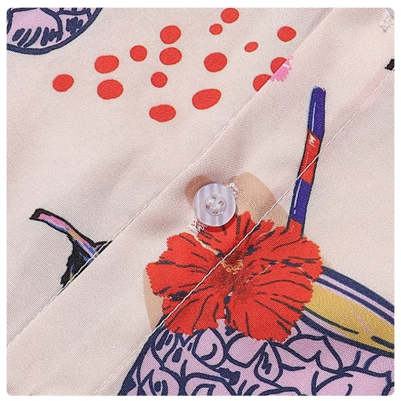 フルーツ柄] 半袖シャツ | #見た目の良いお店 