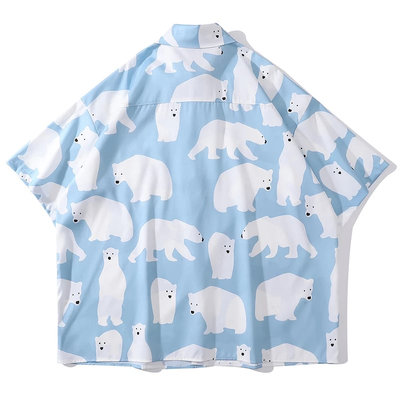 白熊パジャマ　日和　半袖　Mサイズ 楽天市場】白熊 Tシャツ 半袖 シロクマさんと浮き輪(wakat) 5.6