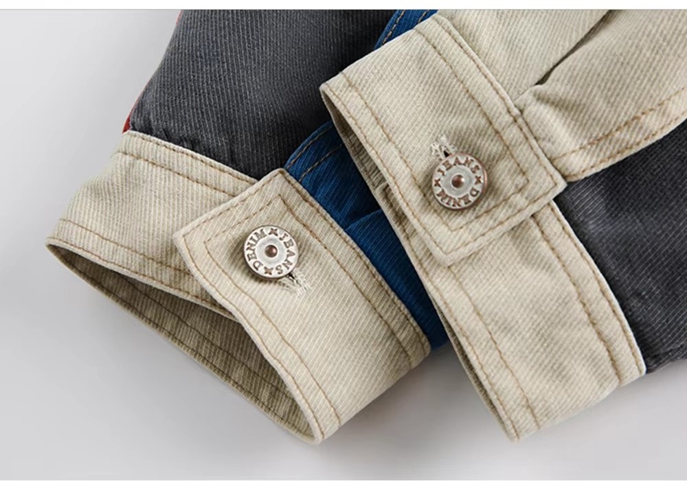 パッチワークデニムジャケット Mサイズ パッチワーク デニムジャケット | #見た目の良いお店