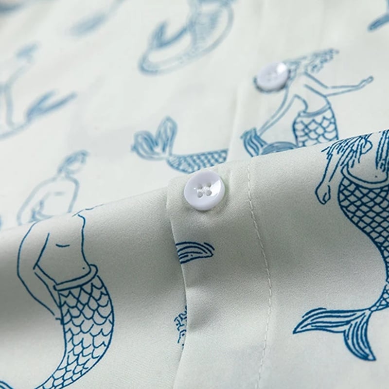 レオナール　美品　カットソー シャツ 半袖 総柄 魚 トリム マルチカラー　海 レオナール 美品 カットソー シャツ 半袖 総柄 魚 トリム マルチ