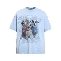 [サングラス　イヌ柄] 　Tシャツ