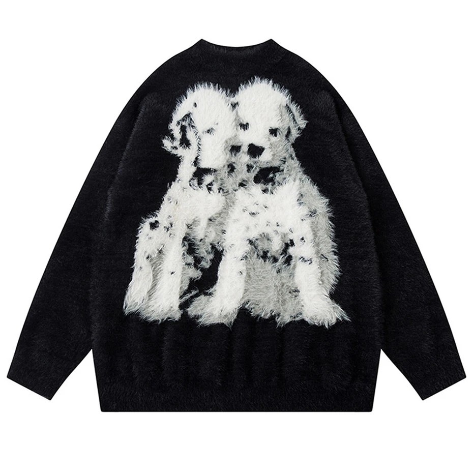 新品♡　マーレンダム　ウールカシミヤ　パグ犬柄　プルオーバー　ニット　セーター 新品♡ マーレンダム ウールカシミヤ パグ犬柄 プルオーバー ニット