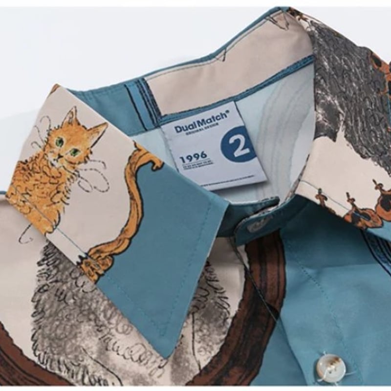 minä perhonen ✖️the north face 猫柄 半袖シャツ minä perhonen ✖️the north face 猫柄 半袖シャツ