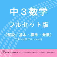 中３数学の問題集プリント（総合版）