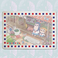 ポプテピピック_九谷焼アートパネル6（スタンド付き）