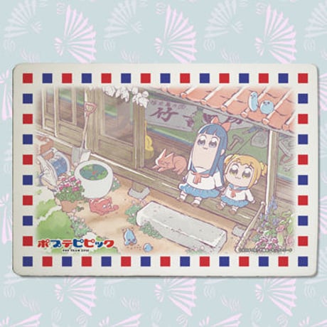 ポプテピピック_九谷焼アートパネル6（スタンド付き）
