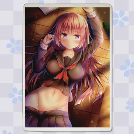 【書き下ろし＆ノベルティカード付き】「わたがしゆい」九谷焼アートパネル（スタンド付き）  2