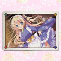 【もののあはれは彩の頃。】九谷焼アートパネル_クレア・コートニー・クレア（スタンド付き）