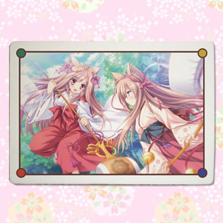 【タユタマ2】九谷焼アートパネル_泉戸ましろ＆こはく（スタンド付き）